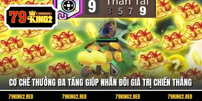 Cơ chế thưởng đa tầng giúp nhân đôi giá trị chiến thắng